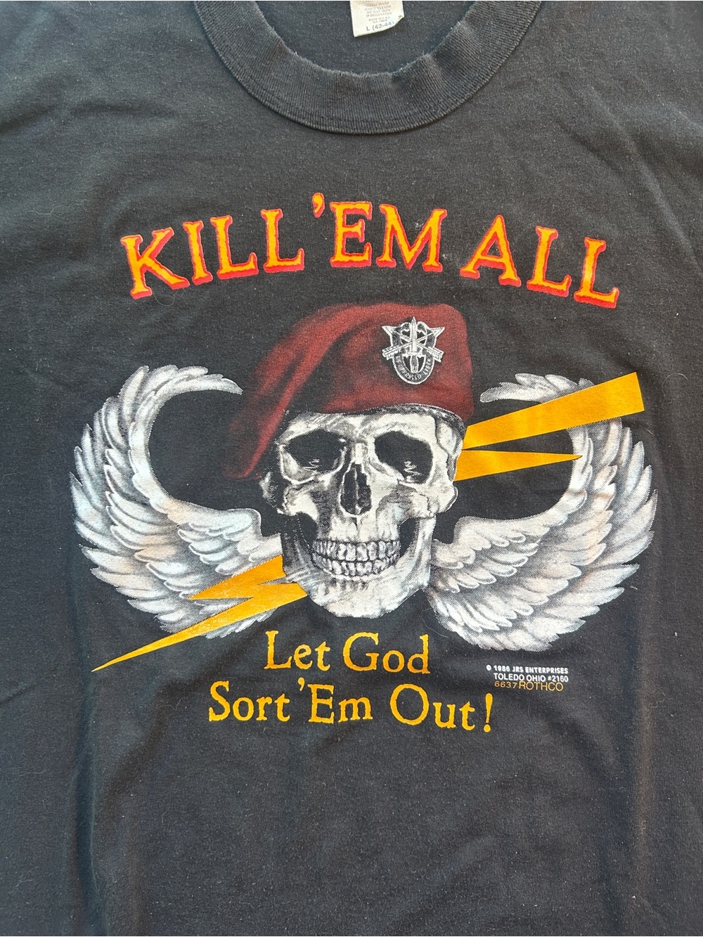 80s Rothco military t shirt